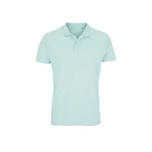 Polo Sol’s PLANET MEN en color Azul ártico, vista frontal