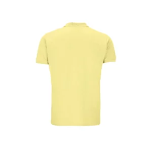 Polo Sol’s PLANET MEN en color Amarillo claro, vista trasera