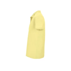 Polo Sol’s PLANET MEN en color Amarillo claro, vista lateral