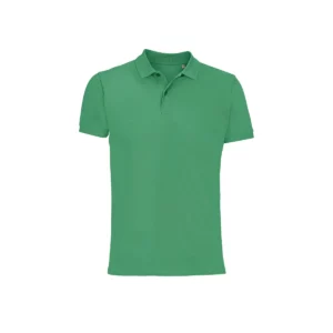 Polo Sol’s PLANET MEN en color Verde primavera, vista frontal