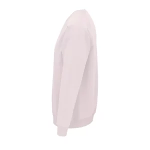 Sudadera SOL’S 03567 en Rosa palido, vista lateral