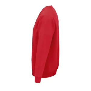 Sudadera SOL’S 03567 en Rojo, vista lateral