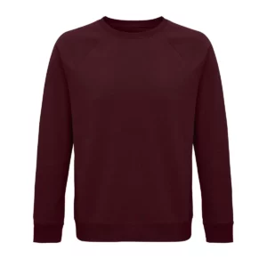 Sudadera SOL’S 03567 en Burdeos, vista frontal