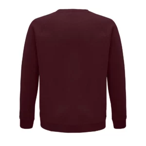Sudadera SOL’S 03567 en Burdeos, vista trasera