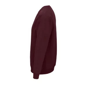 Sudadera SOL’S 03567 en Burdeos, vista lateral