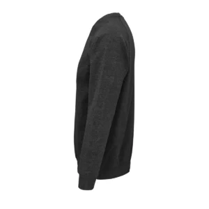 Sudadera SOL’S 03567 en Antracita mezcla, vista lateral