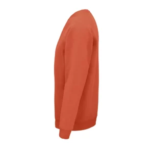 Sudadera SOL’S 03567 en Naranja tostado, vista lateral