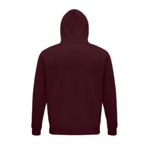 Sudadera SOL’S 03568 en Burdeos, vista trasera