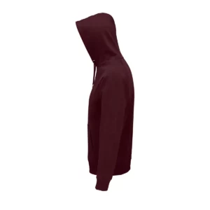 Sudadera SOL’S 03568 en Burdeos, vista lateral