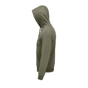 Sudadera SOL’S 03568 en Caqui, vista lateral