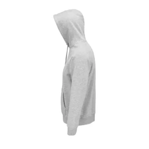 Sudadera SOL’S 03568 en Gris mezcla, vista lateral