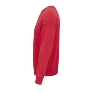 Sudadera SOL’S 03574 en Rojo, vista lateral