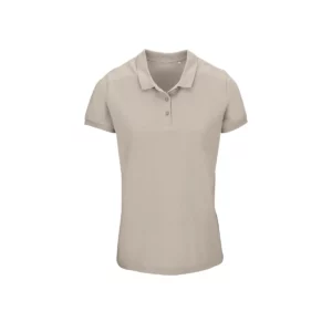 Polo Sol’s PLANET WOMEN en color Cuerda, vista frontal