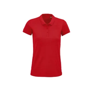 Polo Sol’s PLANET WOMEN en color Rojo, vista frontal
