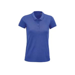 Polo Sol’s PLANET WOMEN en color Azul royal, vista frontal
