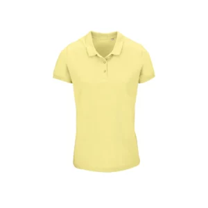 Polo Sol’s PLANET WOMEN en color Amarillo claro, vista frontal