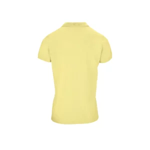 Polo Sol’s PLANET WOMEN en color Amarillo claro, vista trasera