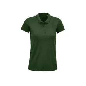 Polo Sol’s PLANET WOMEN en color Verde botella, vista frontal