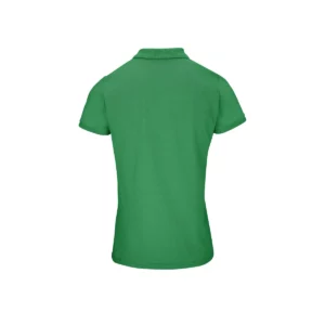 Polo Sol’s PLANET WOMEN en color Verde primavera, vista trasera