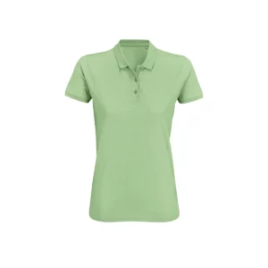 Polo Sol’s PLANET WOMEN en color Verde hielo, vista frontal