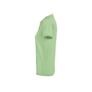 Polo Sol’s PLANET WOMEN en color Verde hielo, vista lateral