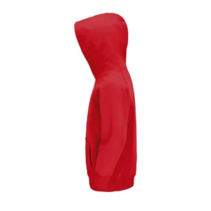 Sudadera SOL’S 03576 en Rojo, vista lateral