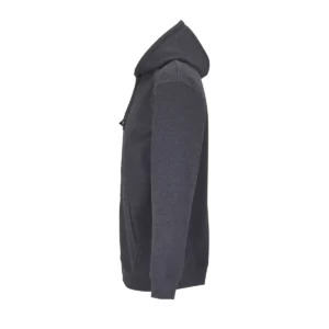 Sudadera SOL’S 03812 en Antracita mezcla, vista lateral