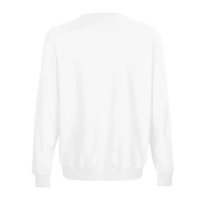 Sudadera SOL’S 03814 en Blanco, vista trasera