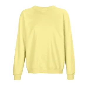 Sudadera SOL’S 03814 en Amarillo claro, vista frontal