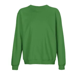 Sudadera SOL’S 03814 en Verde pradera, vista frontal