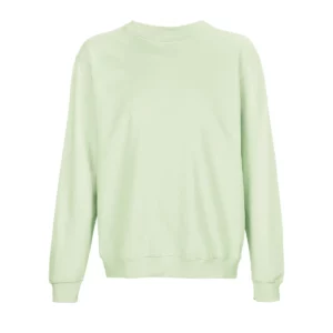 Sudadera SOL’S 03814 en Verde crema, vista frontal