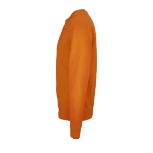 Sudadera SOL’S 03814 en Naranja, vista lateral