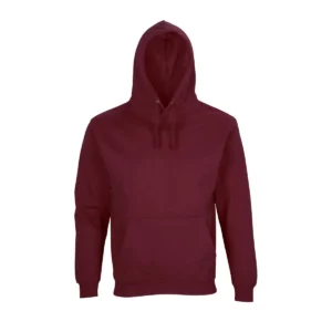 Sudadera SOL’S 03815 en Burdeos, vista frontal