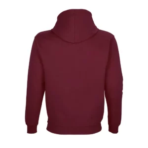 Sudadera SOL’S 03815 en Burdeos, vista trasera