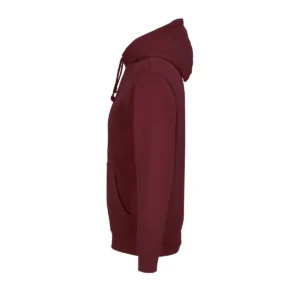 Sudadera SOL’S 03815 en Burdeos, vista lateral