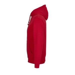 Sudadera SOL’S 03815 en Rojo vivo, vista lateral