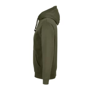 Sudadera SOL’S 03815 en Army, vista lateral