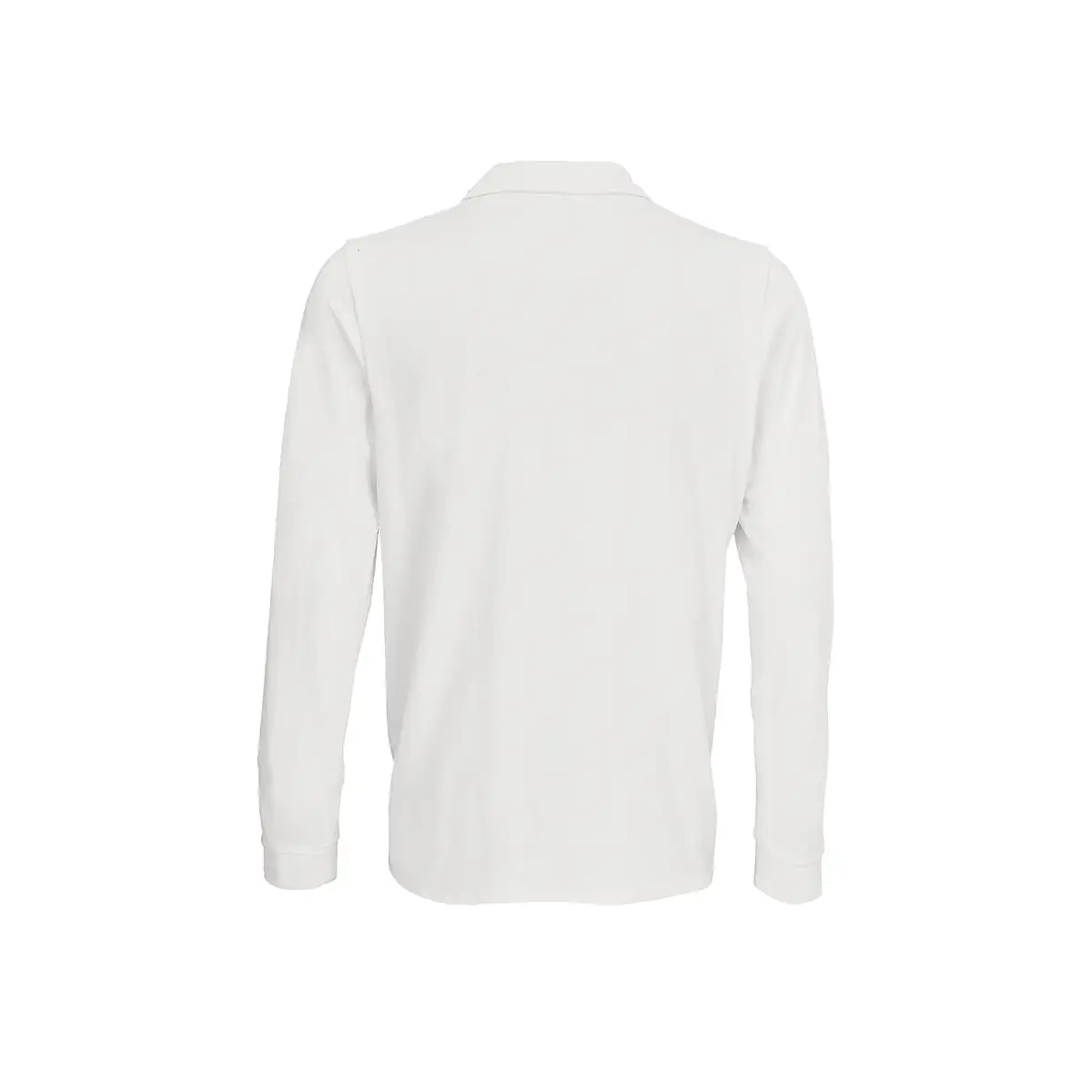Polo unisex SOL’S PRIME LSL 03983 5 Polo Sol’s PRIME LSL en color Blanco, vista trasera