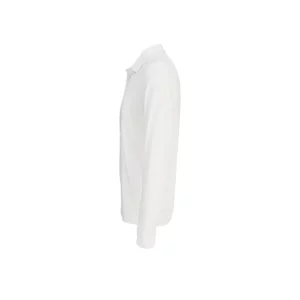 Polo Sol’s PRIME LSL en color Blanco, vista lateral