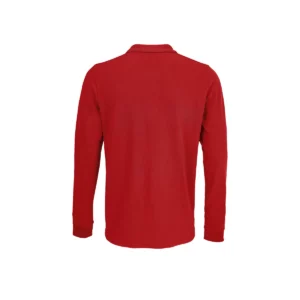 Polo Sol’s PRIME LSL en color Rojo, vista trasera