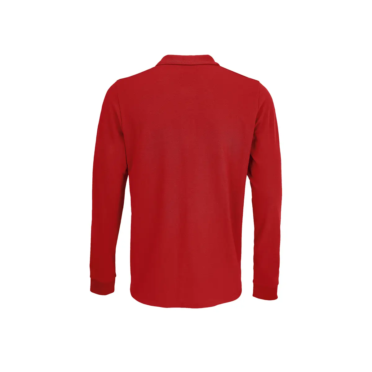 Polo unisex SOL’S PRIME LSL 03983 17 Polo Sol’s PRIME LSL en color Rojo, vista trasera