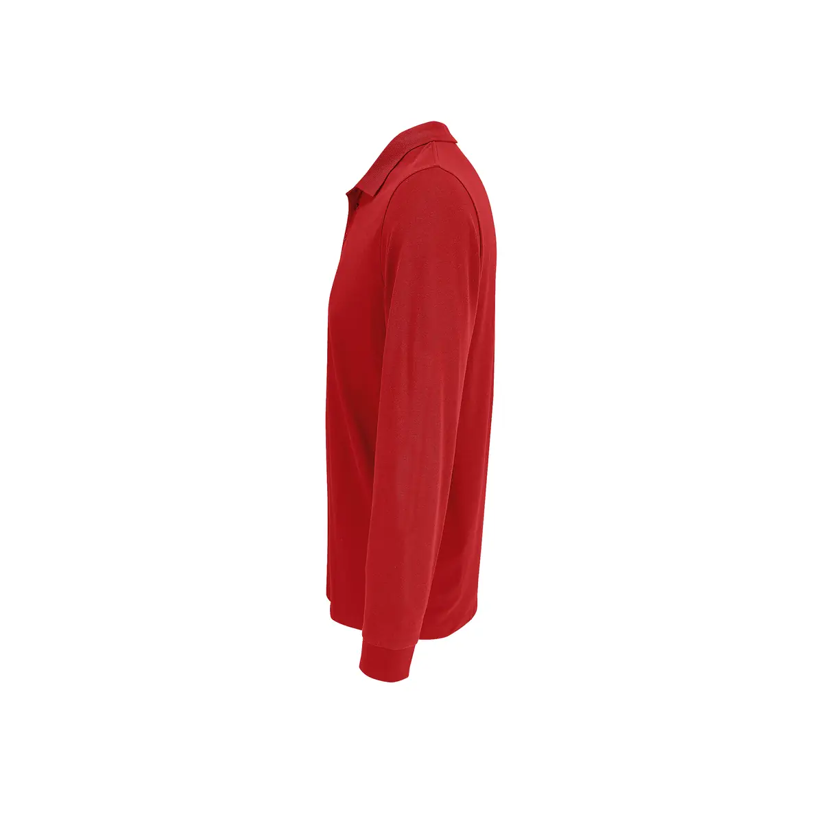 Polo unisex SOL’S PRIME LSL 03983 16 Polo Sol’s PRIME LSL en color Rojo, vista lateral
