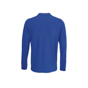 Polo Sol’s PRIME LSL en color Azul royal, vista trasera