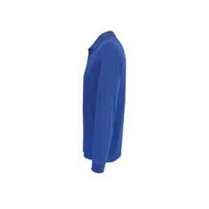 Polo Sol’s PRIME LSL en color Azul royal, vista lateral