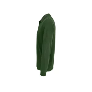 Polo Sol’s PRIME LSL en color Verde botella, vista lateral