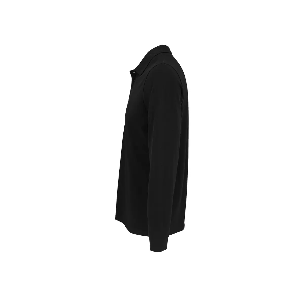 Polo unisex SOL’S PRIME LSL 03983 7 Polo Sol’s PRIME LSL en color Negro, vista lateral
