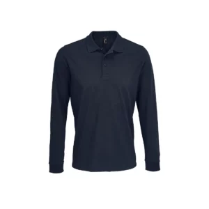 Polo Sol’s PRIME LSL en color French marino, vista frontal