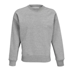 Sudadera SOL’S 04043 en Gris mezcla, vista frontal