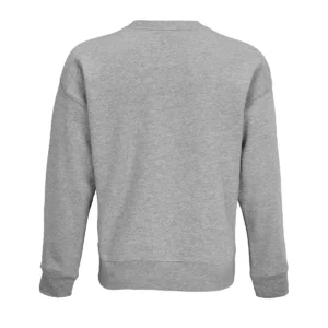 Sudadera SOL’S 04043 en Gris mezcla, vista trasera