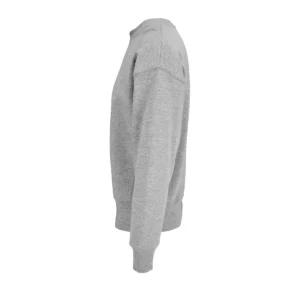 Sudadera SOL’S 04043 en Gris mezcla, vista lateral
